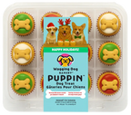 12 pack Puppin Tray, Happy Holidays, 10 per Case