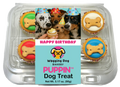 6 pack Puppin Tray, Happy Birthday, 10 per Case