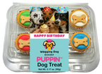 6 pack Puppin Tray, Happy Birthday, 10 per Case